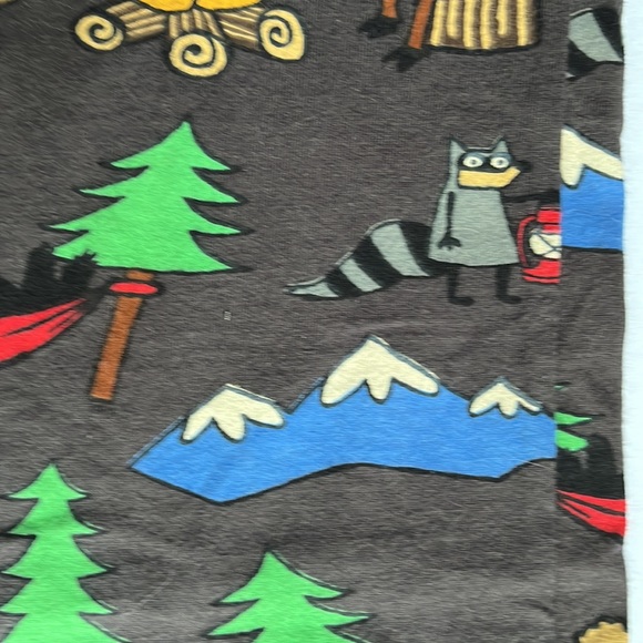 Lazy One Happy Camper Sleep Pants Size XS - Picture 12 of 13